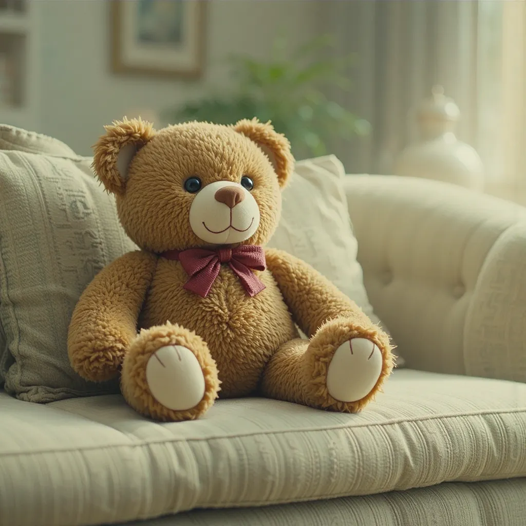 Teddy bear source image for a background-removal workflow