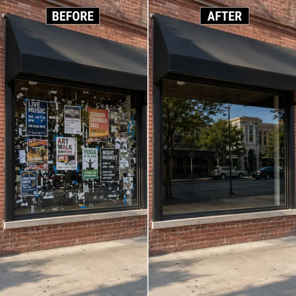 GPT Image 2 cleanup edit storefront example