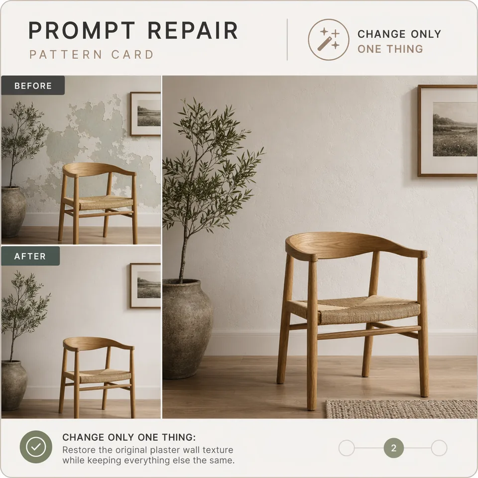 GPT Image 2 prompt repair pattern example
