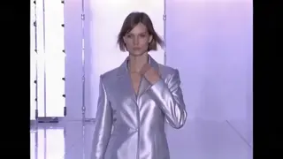 AI-generated futuristic fashion studio video